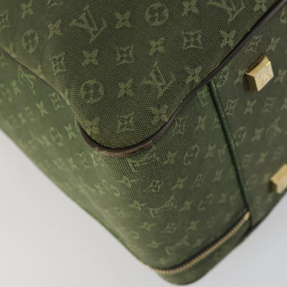 LOUIS VUITTON Monogram Mini mini claudine Boston Bag Khaki MB0082 LV Auth mr1701