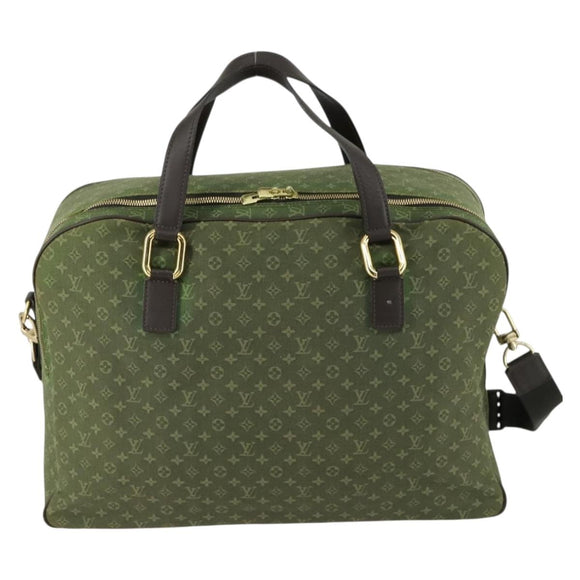 LOUIS VUITTON Monogram Mini mini claudine Boston Bag Khaki MB0082 LV Auth mr1701