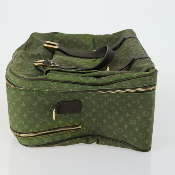 LOUIS VUITTON Monogram Mini mini claudine Boston Bag Khaki MB0082 LV Auth mr1701