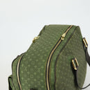 LOUIS VUITTON Monogram Mini mini claudine Boston Bag Khaki MB0082 LV Auth mr1701-6