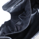 CELINE Shoulder Bag Leather Black Gold Auth mr1709-20