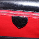 CELINE Hand Bag Leather Black Gold Auth mr1710-15