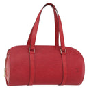 LOUIS VUITTON Epi Soufflot Hand Bag Red M52227 LV Auth mr1713-1