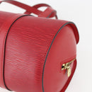 LOUIS VUITTON Epi Soufflot Hand Bag Red M52227 LV Auth mr1713-16