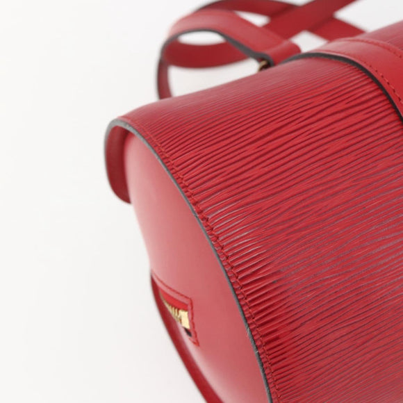 LOUIS VUITTON Epi Soufflot Hand Bag Red M52227 LV Auth mr1713