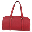 LOUIS VUITTON Epi Soufflot Hand Bag Red M52227 LV Auth mr1713-13