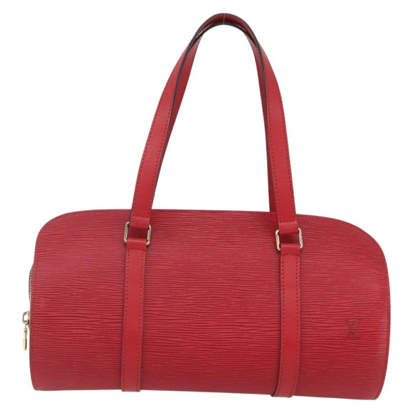 LOUIS VUITTON Epi Soufflot Hand Bag Red M52227 LV Auth mr1713
