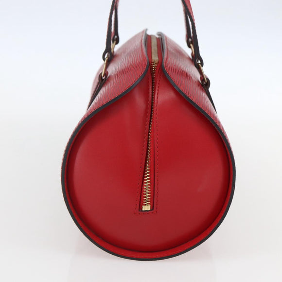 LOUIS VUITTON Epi Soufflot Hand Bag Red M52227 LV Auth mr1713