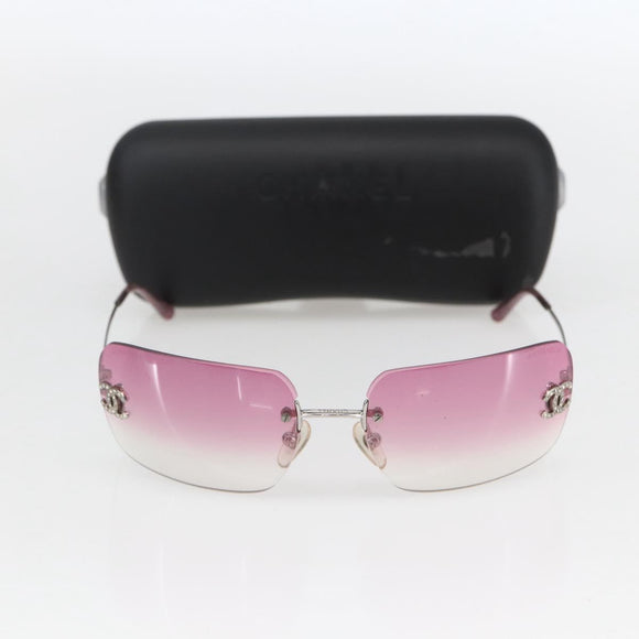 CHANEL Sunglasses plastic Pink 4017-D CC Auth mr1714V