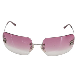 CHANEL Sunglasses plastic Pink 4017-D CC Auth mr1714V - 0