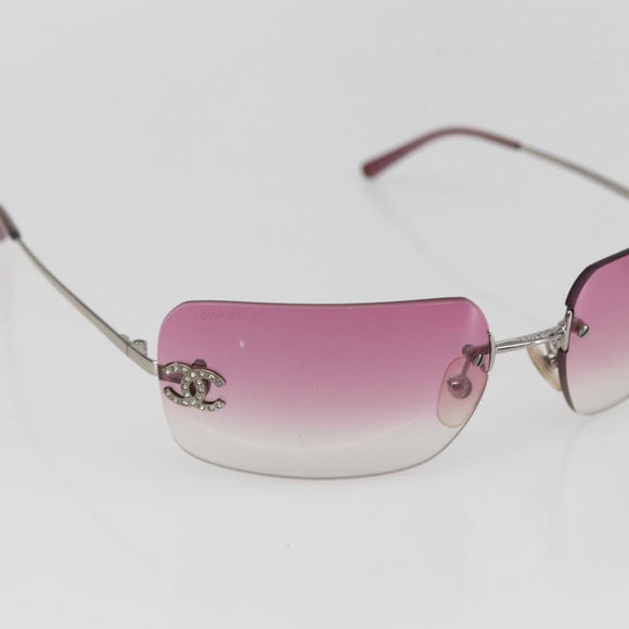 CHANEL Sunglasses plastic Pink 4017-D CC Auth mr1714V