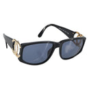 CHANEL Sunglasses plastic Black CC Auth mr1715-1