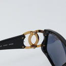 CHANEL Sunglasses plastic Black CC Auth mr1715-11