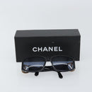 CHANEL Sunglasses plastic Black CC Auth mr1715-12