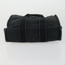 HERMES Her Line Fourre Tout Hand Bag Canvas 5 Set Black Navy gray Auth mr1716-10