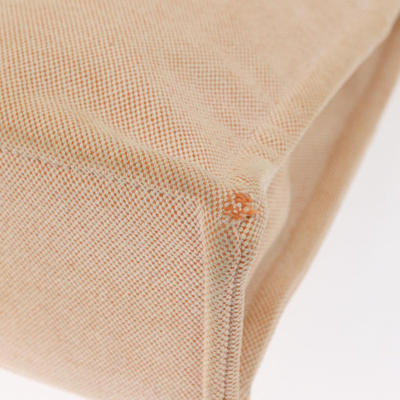 HERMES New Fourre Tout MM Hand Bag Canvas Orange Auth mr1718