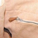 HERMES New Fourre Tout MM Hand Bag Canvas Orange Auth mr1718-20