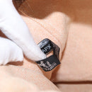 HERMES New Fourre Tout MM Hand Bag Canvas Orange Auth mr1718-22