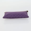 GUCCI GG Supreme Web Sherry Line Bag PVC Nylon 4 Set Beige Navy Auth mr1719-18