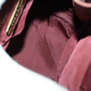 CARTIER Must Line Shoulder Bag Leather 5 Set Bordeaux Gold Auth mr1720-11