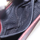 CARTIER Must Line Shoulder Bag Leather Bordeaux Gold Auth mr1721-19