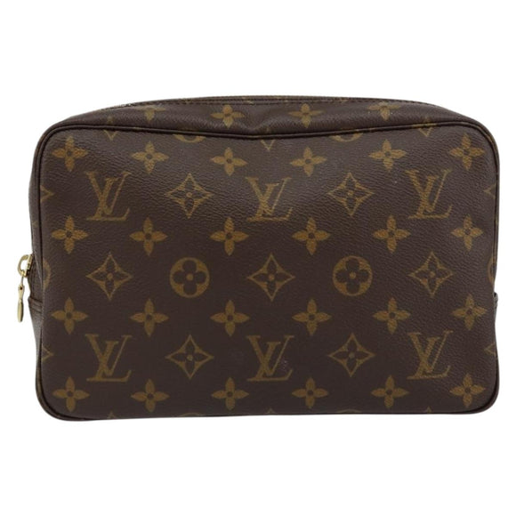 LOUIS VUITTON Monogram Trousse Toilette 23 Clutch Bag M47524 LV Auth mr1726