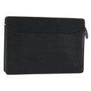 LOUIS VUITTON Epi Pochette Homme Clutch Bag Black M52522 LV Auth mr1729-1