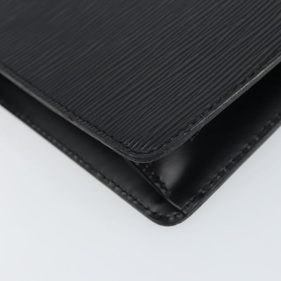 LOUIS VUITTON Epi Pochette Homme Clutch Bag Black M52522 LV Auth mr1729