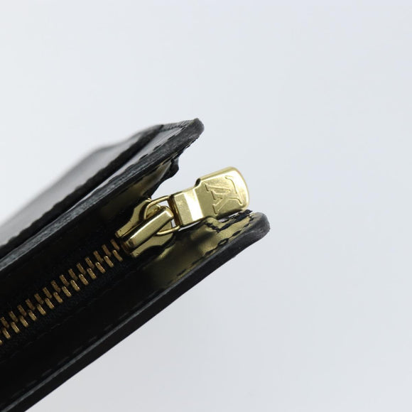 LOUIS VUITTON Epi Pochette Homme Clutch Bag Black M52522 LV Auth mr1729