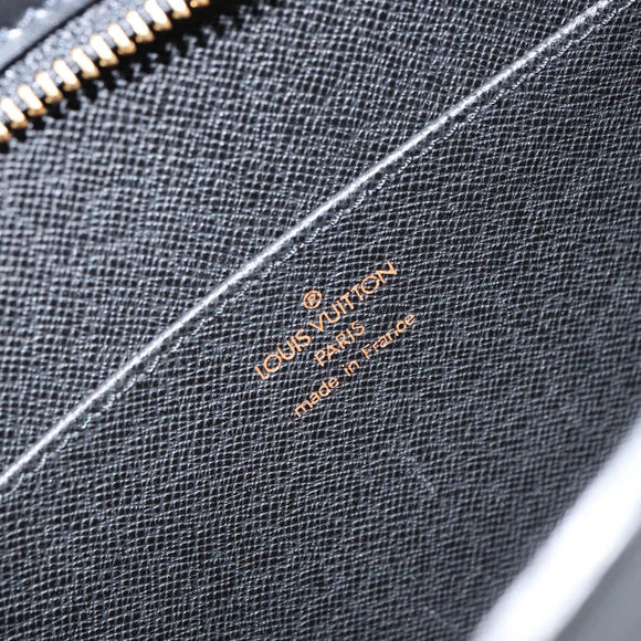 LOUIS VUITTON Epi Pochette Homme Clutch Bag Black M52522 LV Auth mr1729