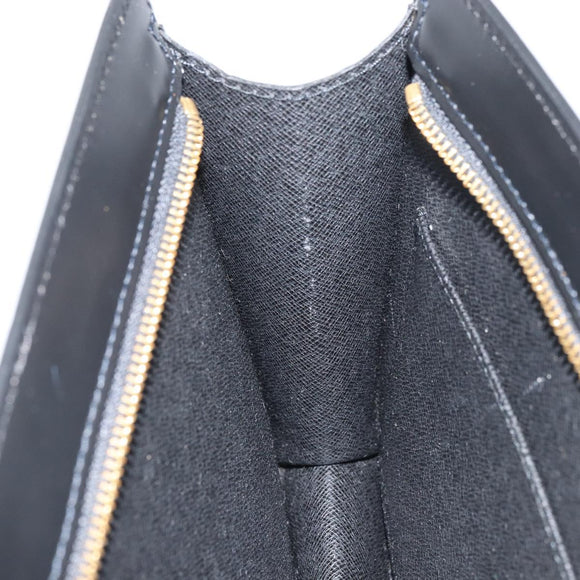 LOUIS VUITTON Epi Pochette Homme Clutch Bag Black M52522 LV Auth mr1729