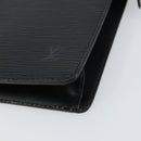 LOUIS VUITTON Epi Pochette Homme Clutch Bag Black M52522 LV Auth mr1729-7