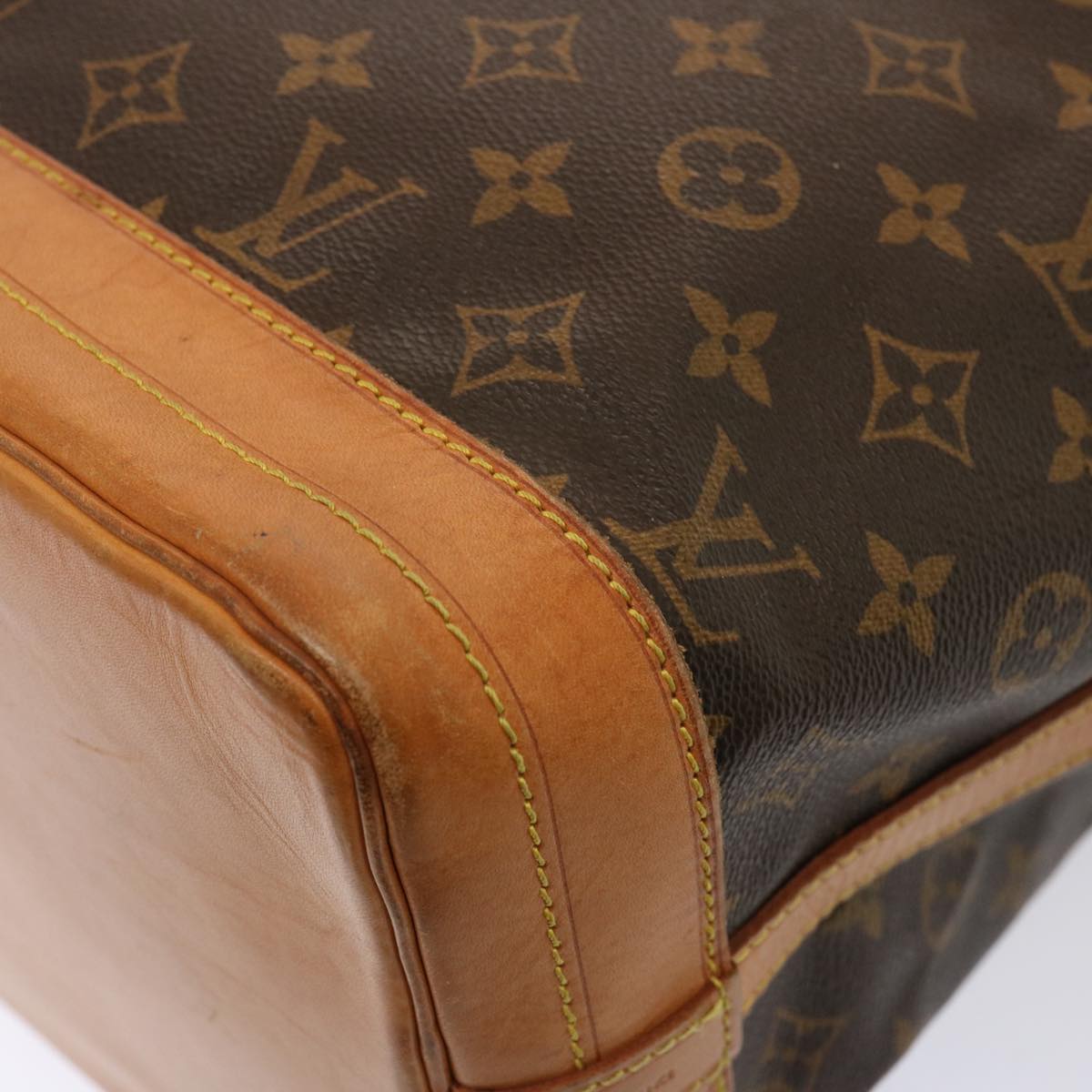 LOUIS VUITTON Monogram Noe Shoulder Bag M42224 LV Auth mr173