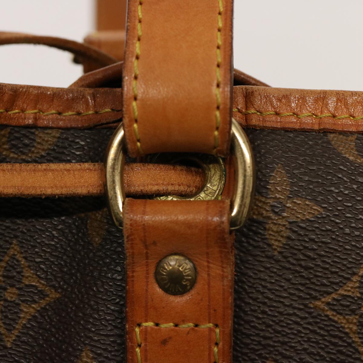 LOUIS VUITTON Monogram Noe Shoulder Bag M42224 LV Auth mr173