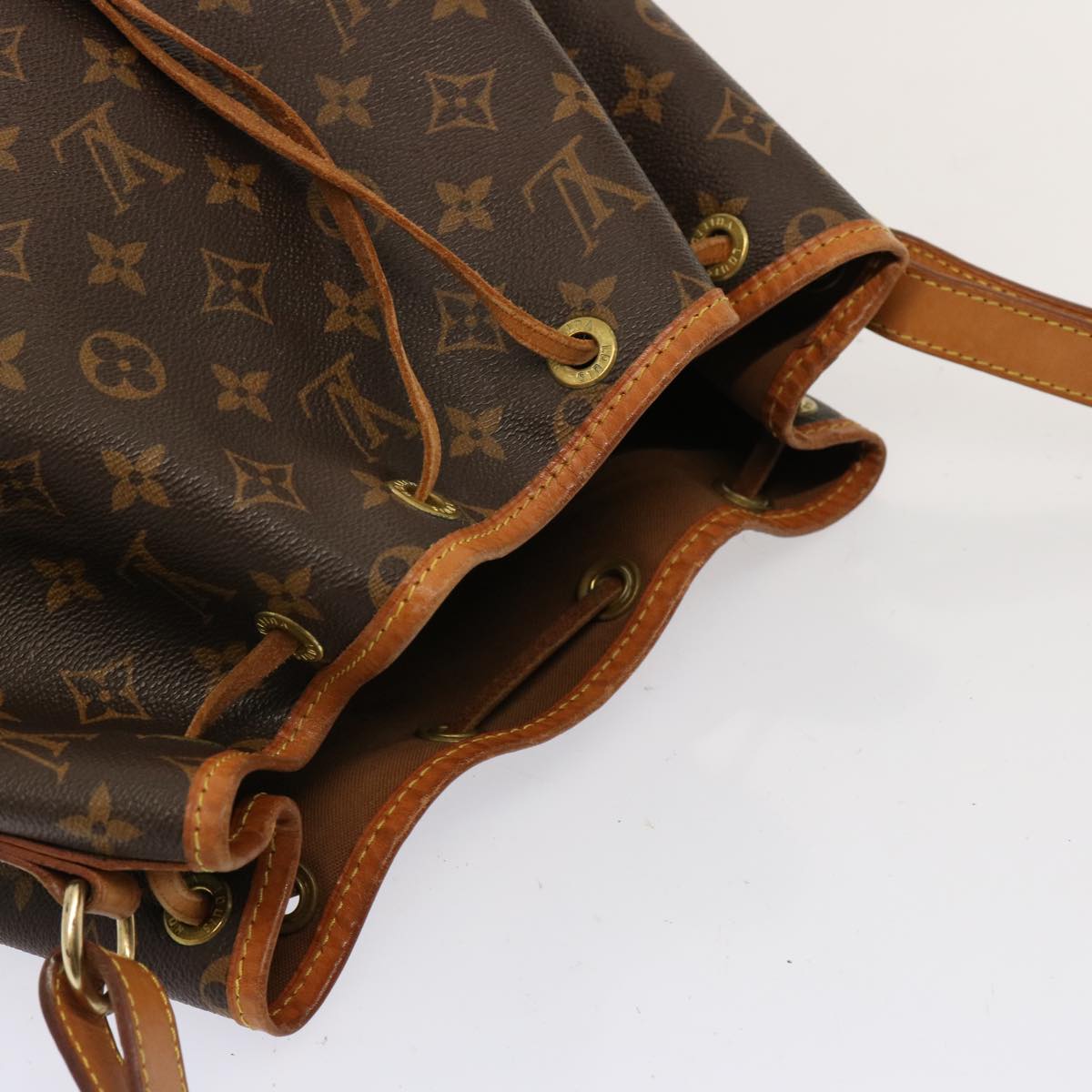 LOUIS VUITTON Monogram Noe Shoulder Bag M42224 LV Auth mr173