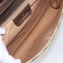 GUCCI GG Supreme Shoulder Bag PVC Beige Gold 904 02 050 Auth mr1730-16