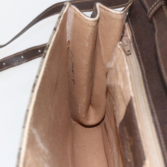 GUCCI GG Supreme Shoulder Bag PVC Beige Gold 904 02 050 Auth mr1730