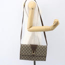 GUCCI GG Supreme Shoulder Bag PVC Beige Gold 904 02 050 Auth mr1730-22