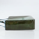 CHANEL Tote Bag Patent leather Green CC Auth mr1734-5
