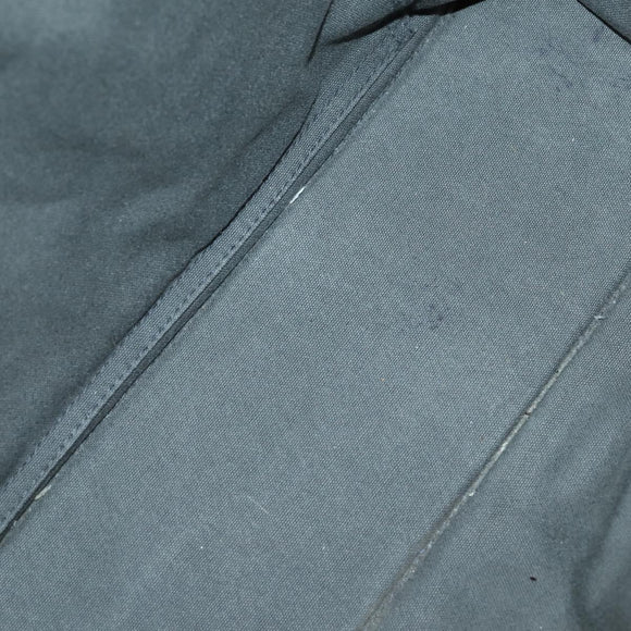 HERMES Fourre Tout MM Tote Bag Canvas 2 Set Gray Black Auth mr1736