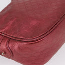 GUCCI Micro Guccissima Shoulder Bag Gold Cherry 309538 Auth mr1740-11