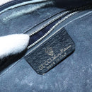 GUCCI GG Supreme Sherry Line Boston Bag PVC Navy Gold Red 010 47 302 Auth mr1742-18