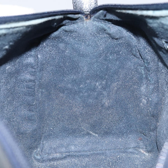 GUCCI GG Supreme Sherry Line Boston Bag PVC Navy Gold Red 010 47 302 Auth mr1742