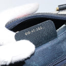 GUCCI GG Supreme Sherry Line Boston Bag PVC Navy Gold Red 010 47 302 Auth mr1742-12