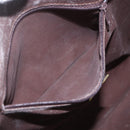 Burberrys Nova Check Business Bag PVC 2way Beige Gold Auth mr1743-22