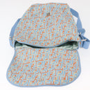 FENDI Schoudertas Nylon Lichtblauw Zilver Auth mr1746-10