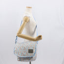 FENDI Schoudertas Nylon Lichtblauw Zilver Auth mr1746-24