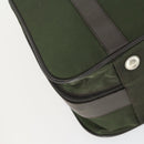 PRADA Business Bag Nylon Khaki Silver Auth mr1754-15