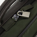 PRADA Business Bag Nylon Khaki Silver Auth mr1754-19