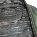 PRADA Business Bag Nylon Khaki Silver Auth mr1754-22